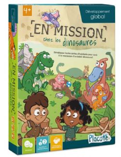 JEU PLACOTE - EN MISSION CHEZ LES DINOSAURES EDJ24 
